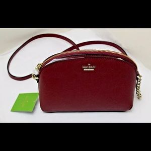 Kate Spade Cameron Street Hilli Cross Body Bag Sienna NEW Purse leather